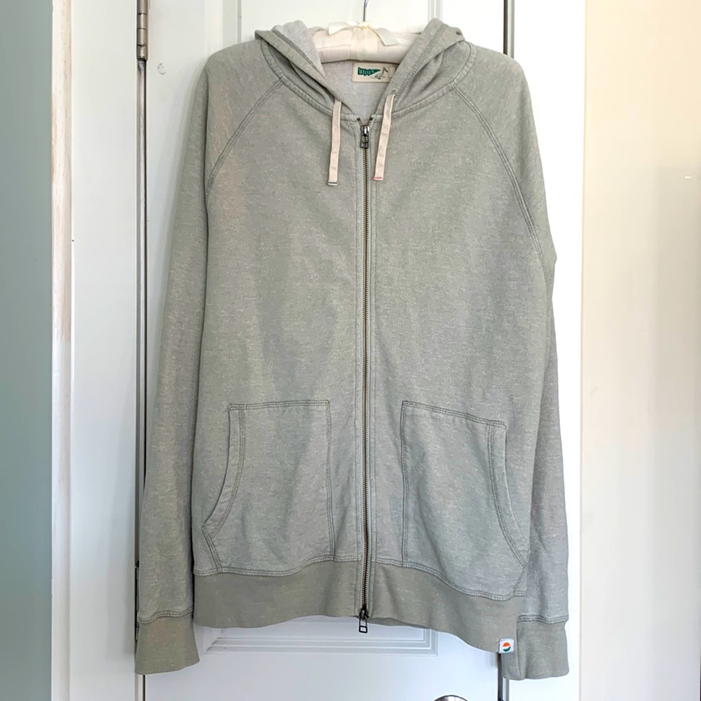 Men’s Wellen mint green zip hoodie